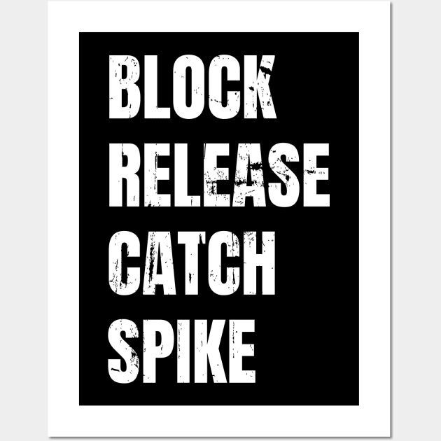 Block Release Catch Spike Wall Art by Suva